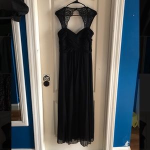 Scarlett evening cocktail gown dress lace detail